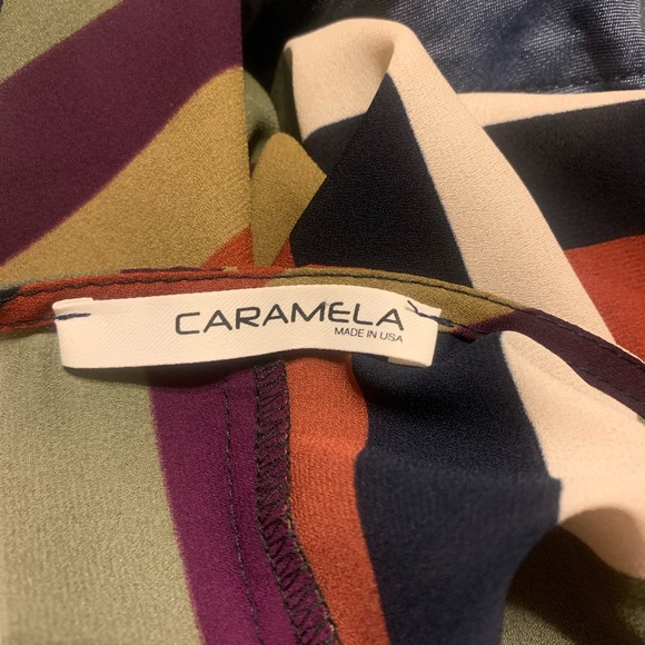 1HOUR SALE Caramela urban boho striped top large - Picture 4 of 4